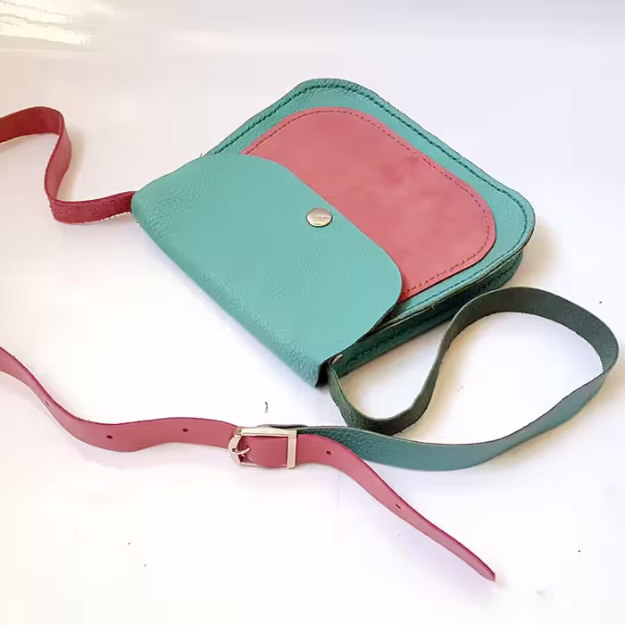کیف رودوشی چرمی کد D23