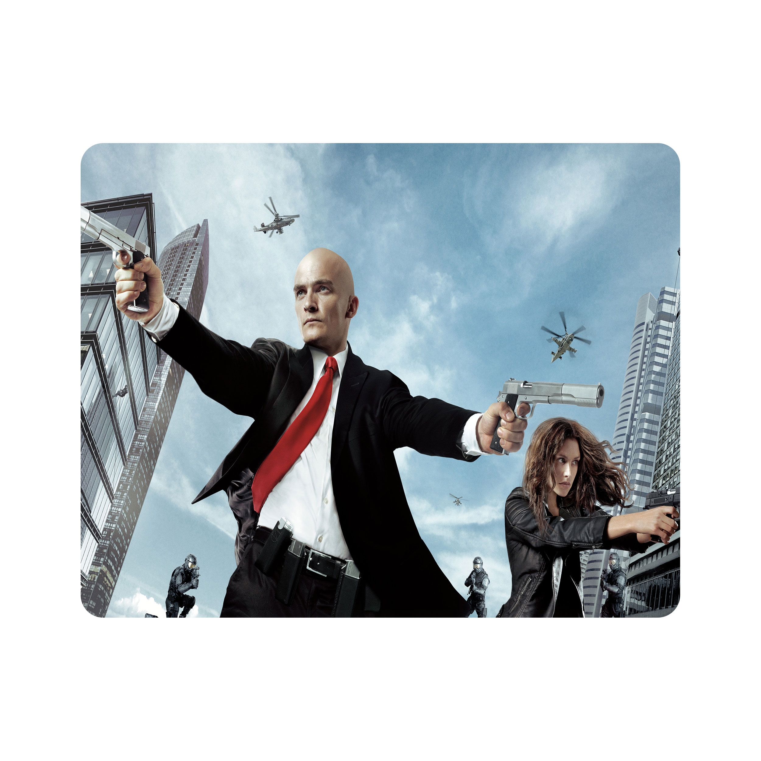 ماوس پد اطلس آبی طرح  بازی هیتمن   مدل T6232