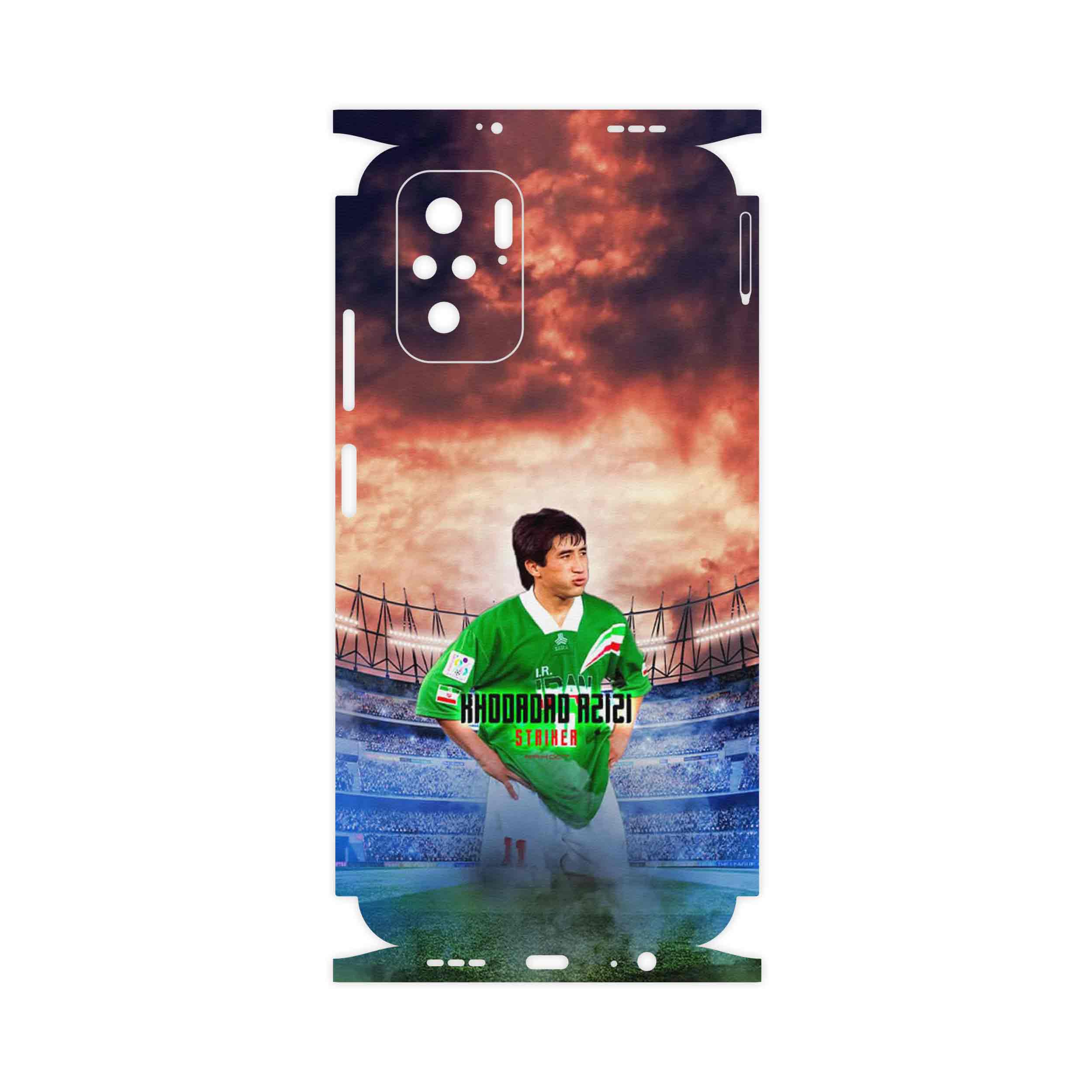 برچسب پوششی ماهوت مدل Khodadad Azizi-FullSkin مناسب برای گوشی موبایل شیائومی Poco M5s