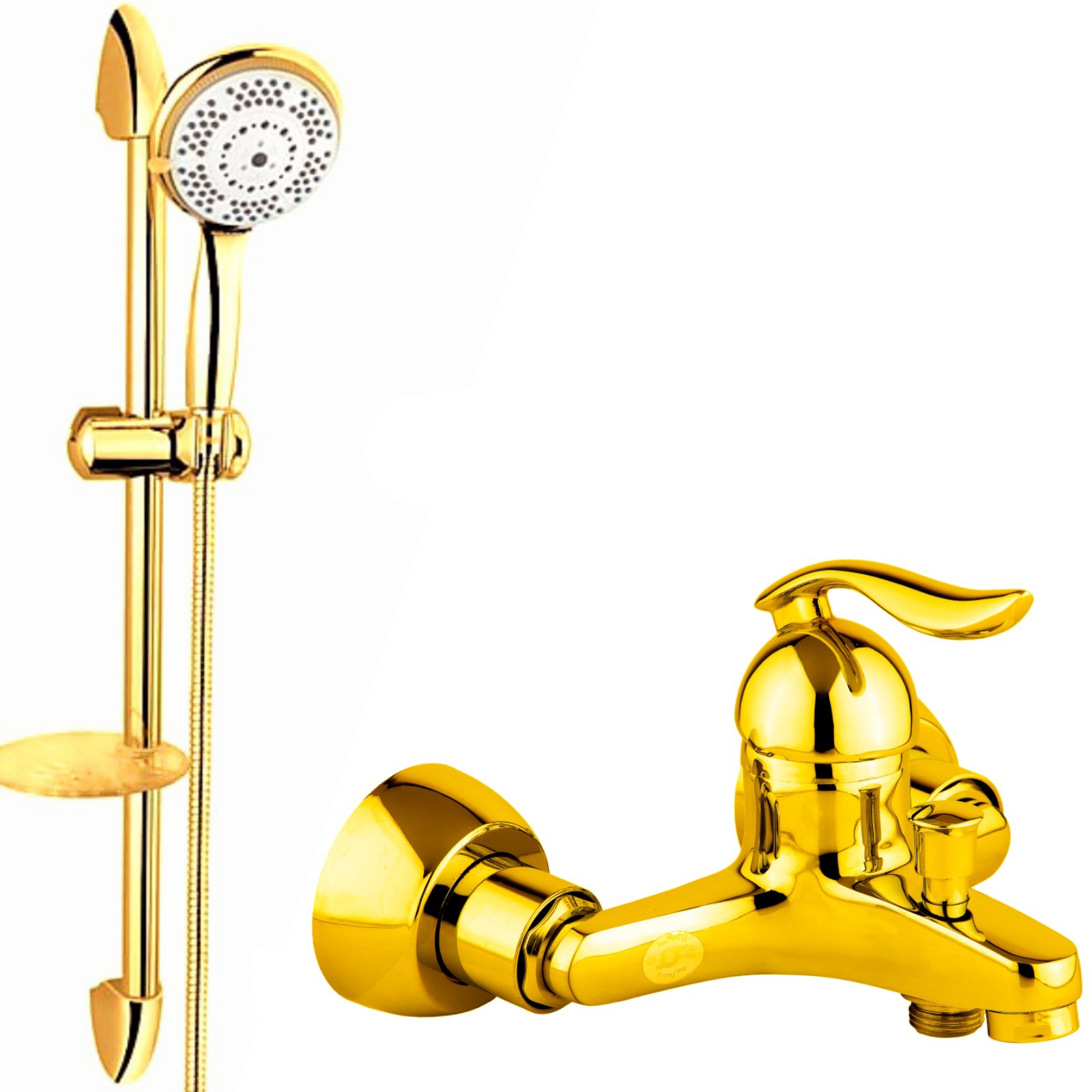 شیر حمام شیرالات رز مدل ونیز به همراه علم دوش حمام 