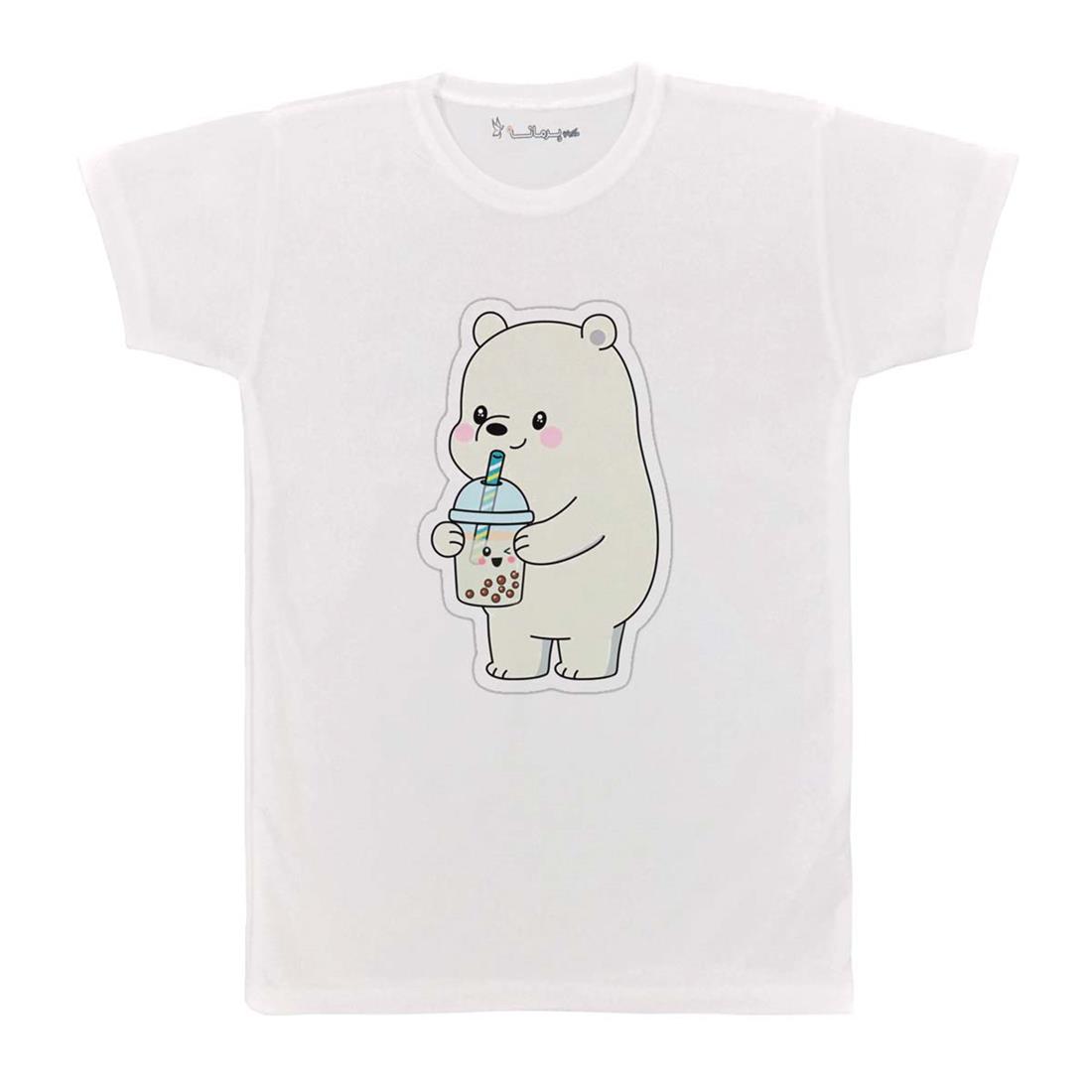 تی شرت بچگانه پرمانه طرح خرس های کله فندقی کد pmt.5596