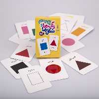 بسته رنگ ها و شکل ها (40 عد کارت یادگیری) - کتاب‌فروشی کوچه کتاب