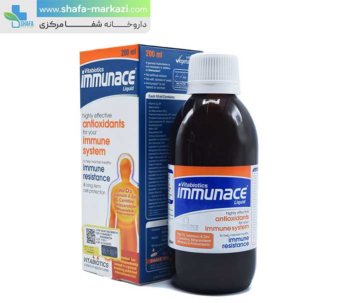 شربت ایمیونیس ویتابیوتیکس | VITABIOTICS Immunace Syrup