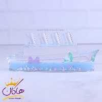 جاقلمی آکواریومی طرح کشتی آبی | 7211/7