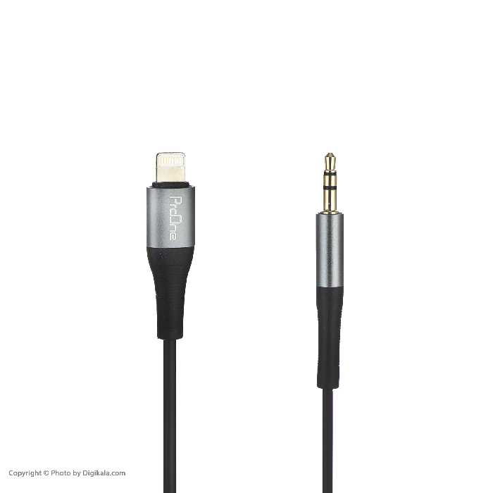 کابل تبدیل لایتنینگ به AUX پرووان مدل PCA48 طول 1 متر