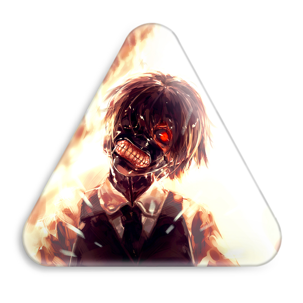 پیکسل خندالو طرح کانکی کن انیمه توکیو غول مدل مثلثی کد 11920