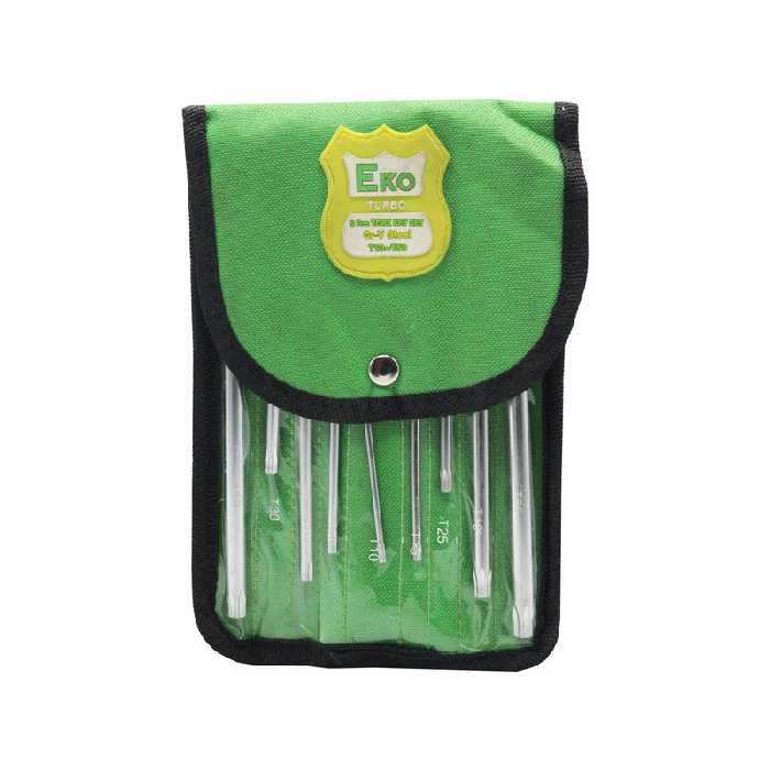 آچار آلن ستاره ای اکو مدل YP-T10/T50 مجموعه 9 عددی