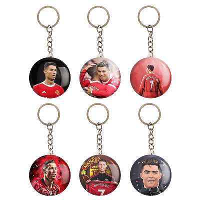 جاکلیدی خندالو مدل کریستیانو رونالدو کد 661A مجموعه 6 عددی