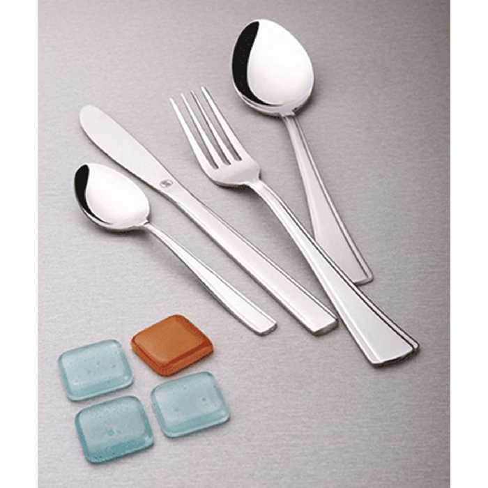 سرویس قاشق و چنگال 12 پارچه صنایع استیل ایران مدل مونزا کد 101 