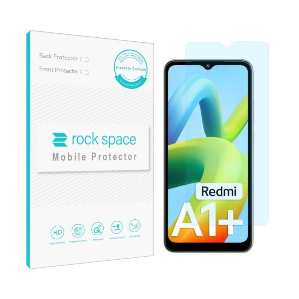 گلس شیائومی Redmi A1 Plus مدل نانو هیدروژل آنتی بلو برند راک اسپیس کد S