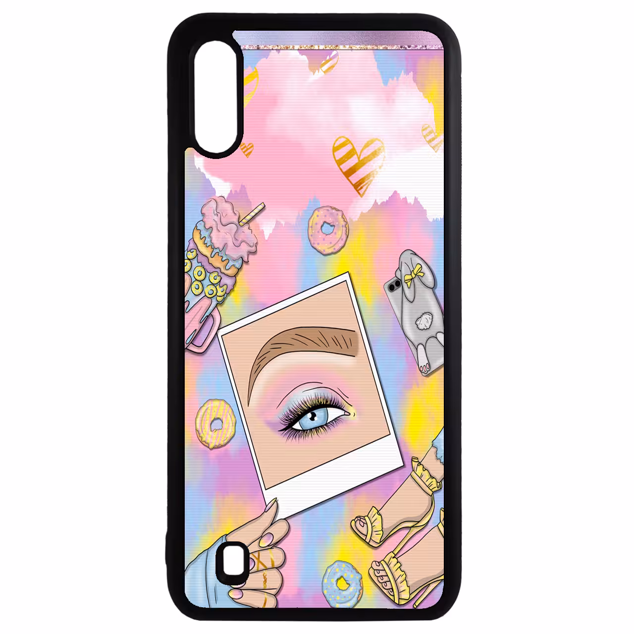 کاور طرح میک آپ کد 110646 مناسب برای گوشی موبایل سامسونگ galaxy a01