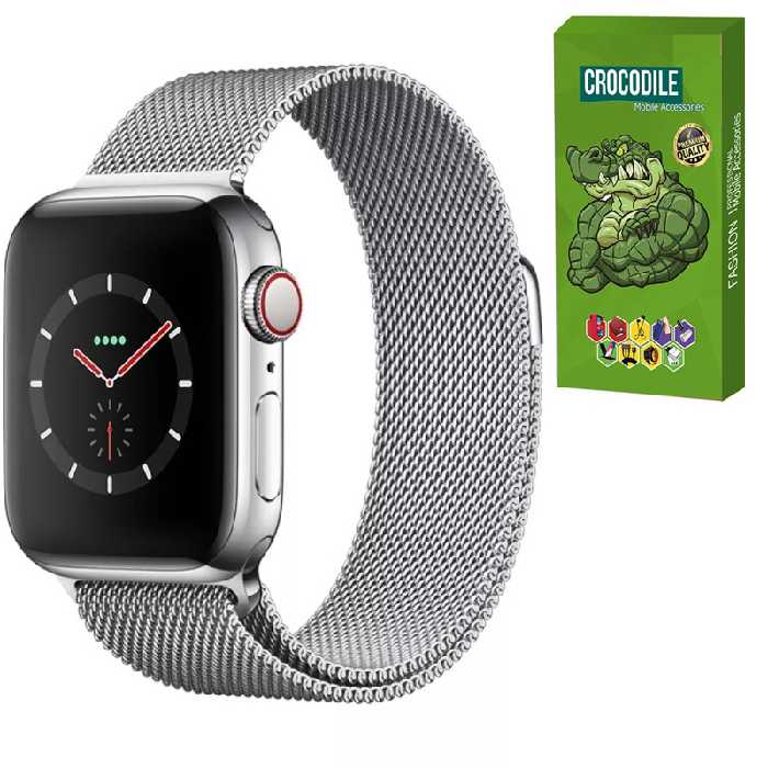 بند کروکودیل مدل C-Milanese مناسب برای اپل واچ سری 6 38 / 40 میلی متری