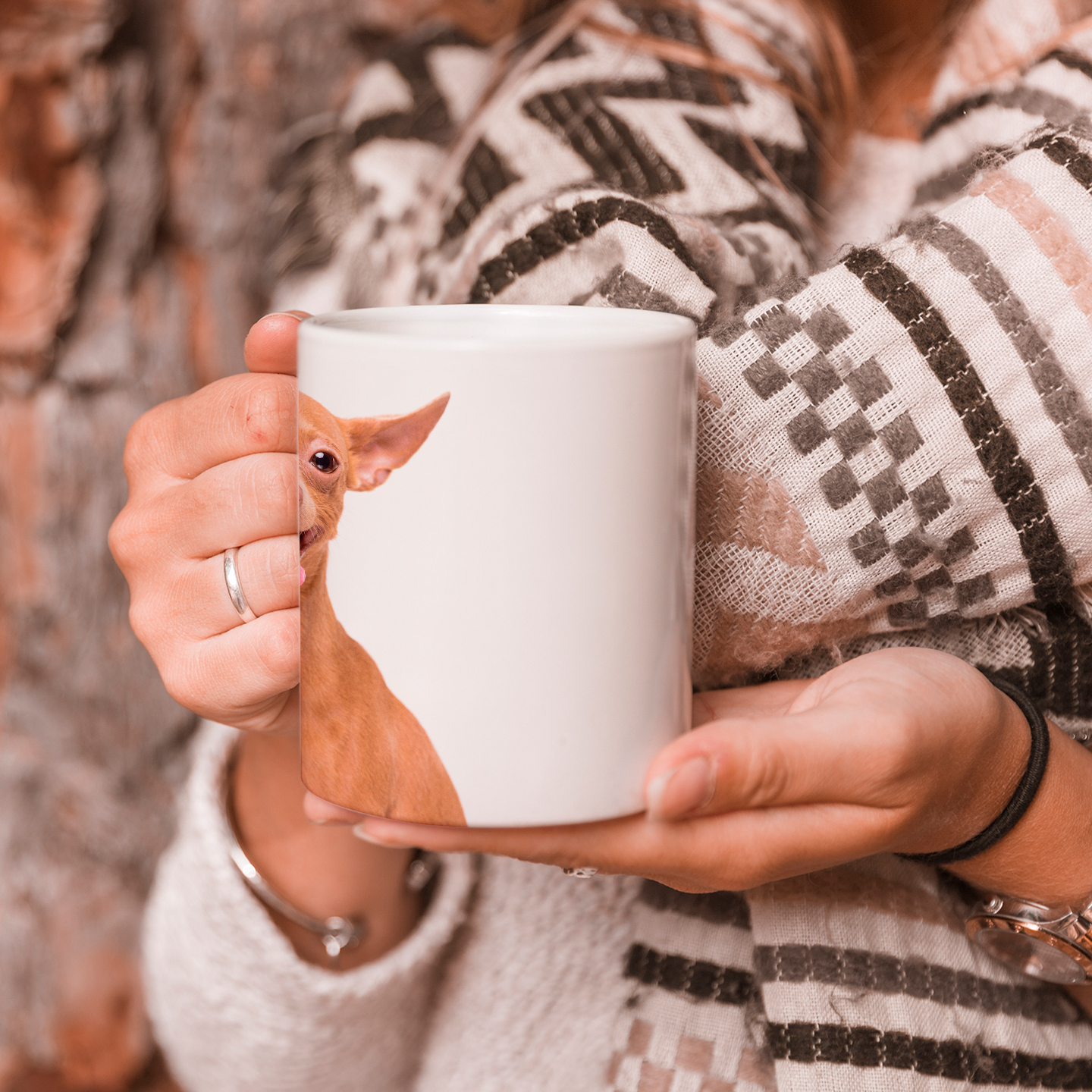 ماگ طرح سگ مدل شی وا وا