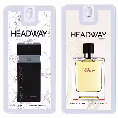 عطر جیبی مردانه هدوی مدل تق هرمس و سیلورسنت حجم 45 میلی لیتر مجموعه 2 عددی