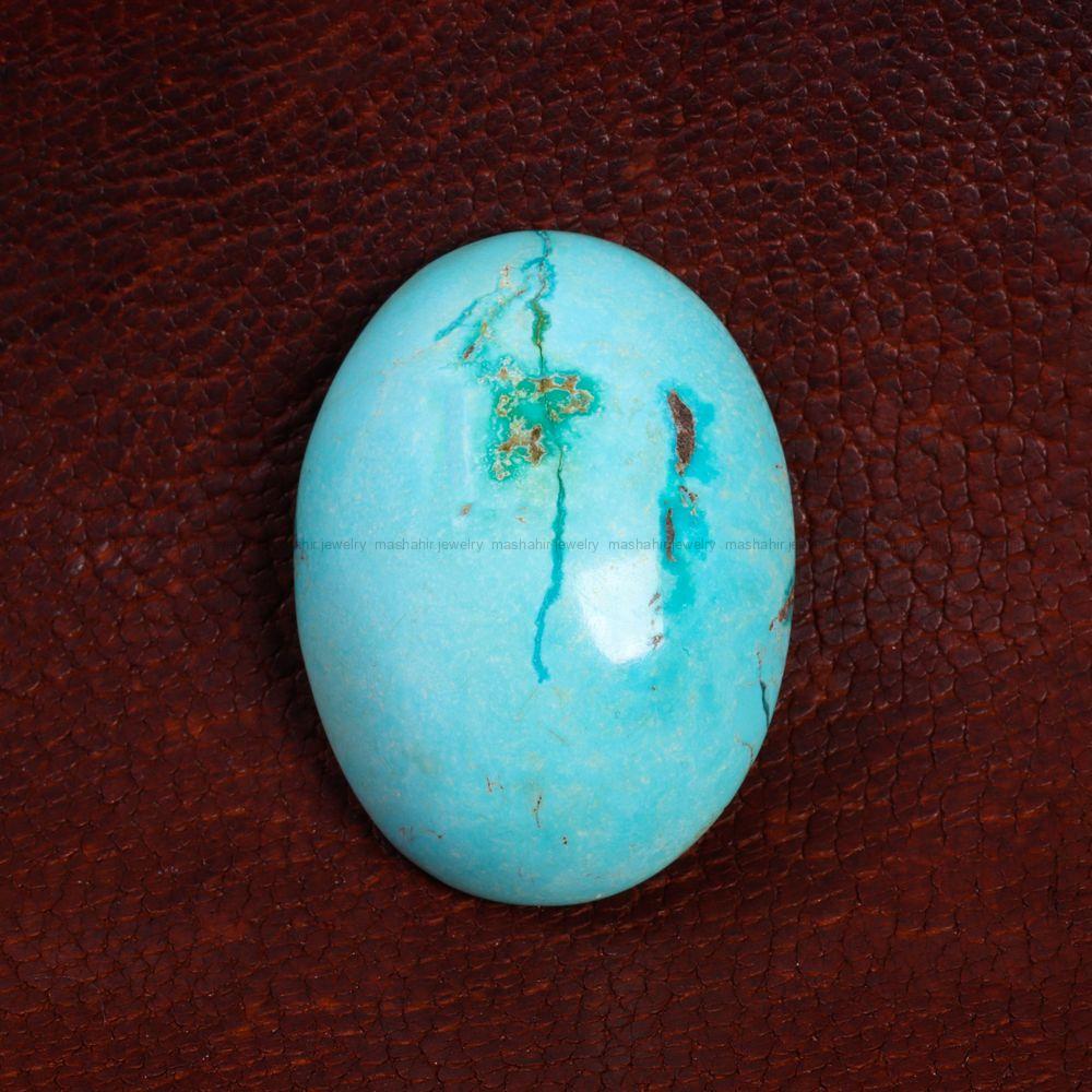 نگین فیروزه شجری کد 13950 - جواهری مشاهیر