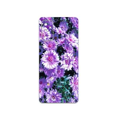 برچسب پوششی ماهوت مدل Purple-Flower مناسب برای گوشی موبایل سامسونگ Galaxy M52 5G