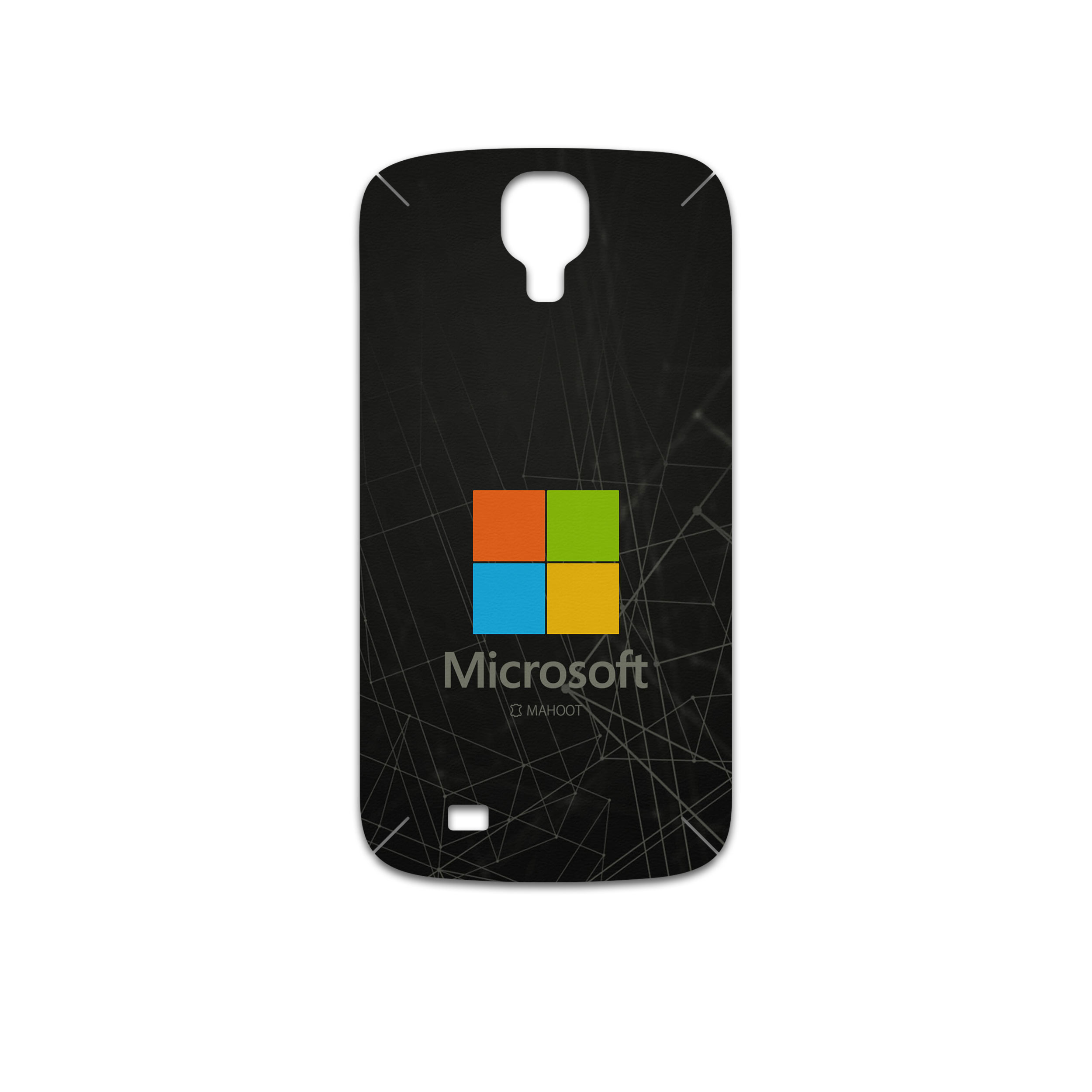 برچسب پوششی ماهوت مدل Mcrsft مناسب برای گوشی موبایل سامسونگ Galaxy S4