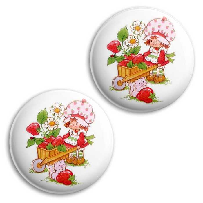 پیکسل پرمانه طرح دختر توت فرنگی کد pm2n.29802 مجموعه 2 عددی