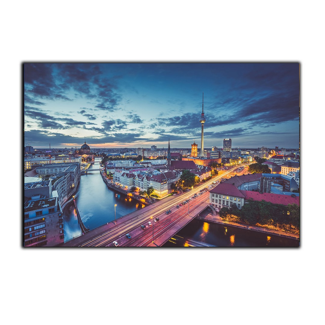 تابلو شاسی بکلیت طرح تایم لپس منظره شهری مدل SH-S2945