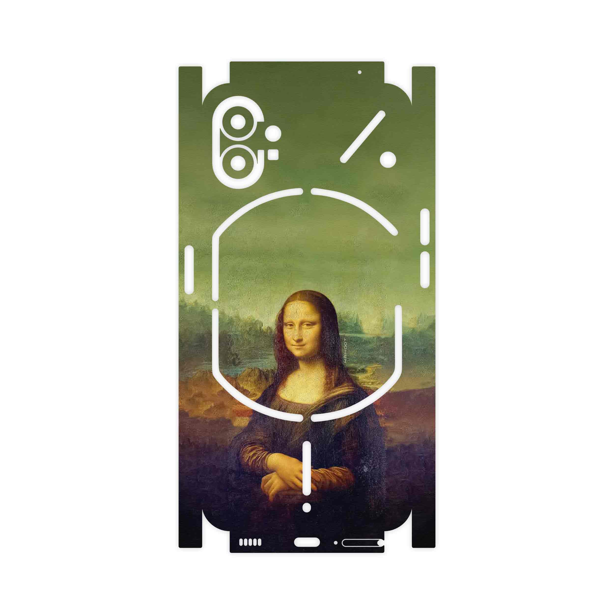 برچسب پوششی ماهوت مدل Mona Lisa of da Vinci-FullSkin مناسب برای گوشی موبایل ناتینگ Phone 1