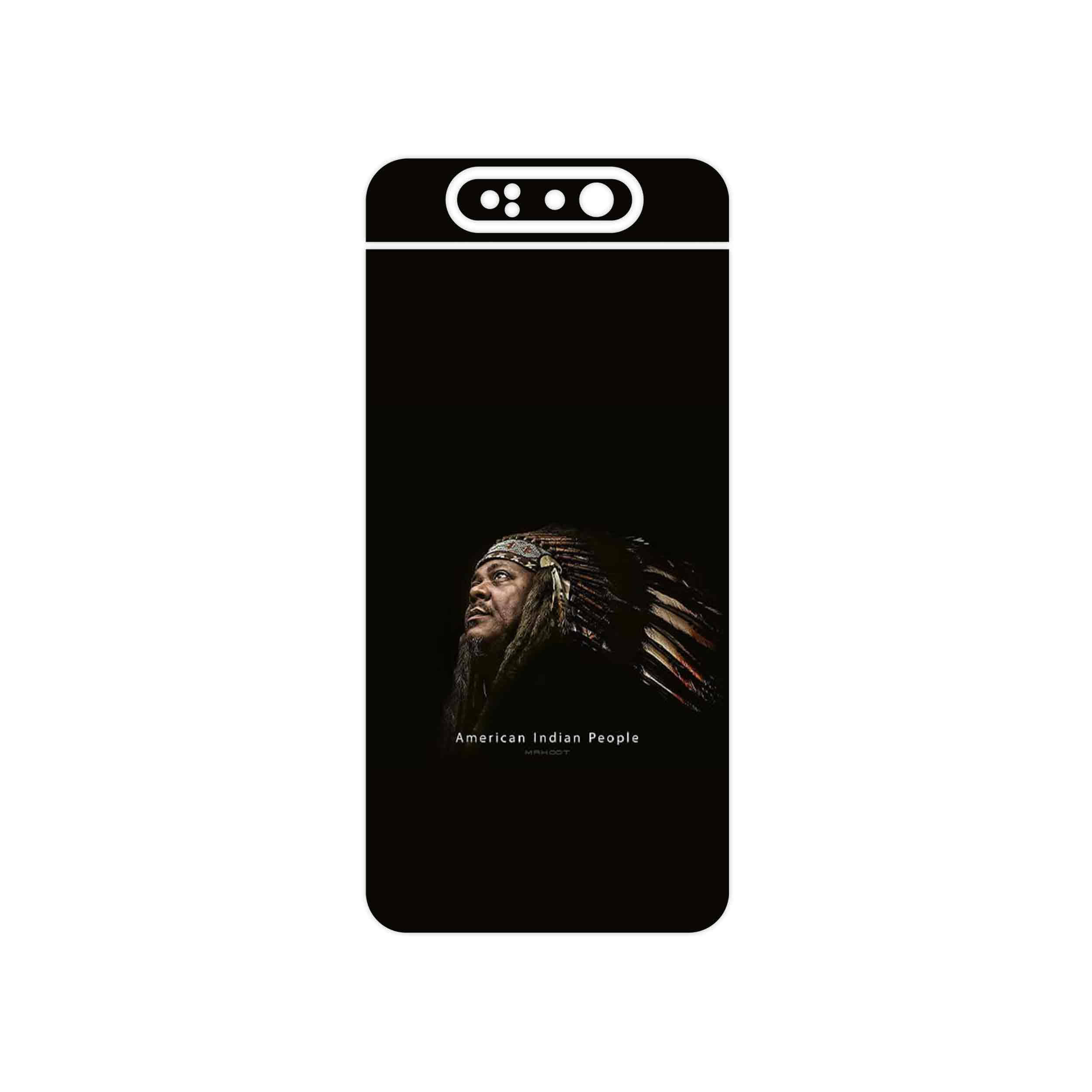 برچسب پوششی ماهوت مدل Portrait of an Indian Man مناسب برای گوشی موبایل سامسونگ Galaxy A80