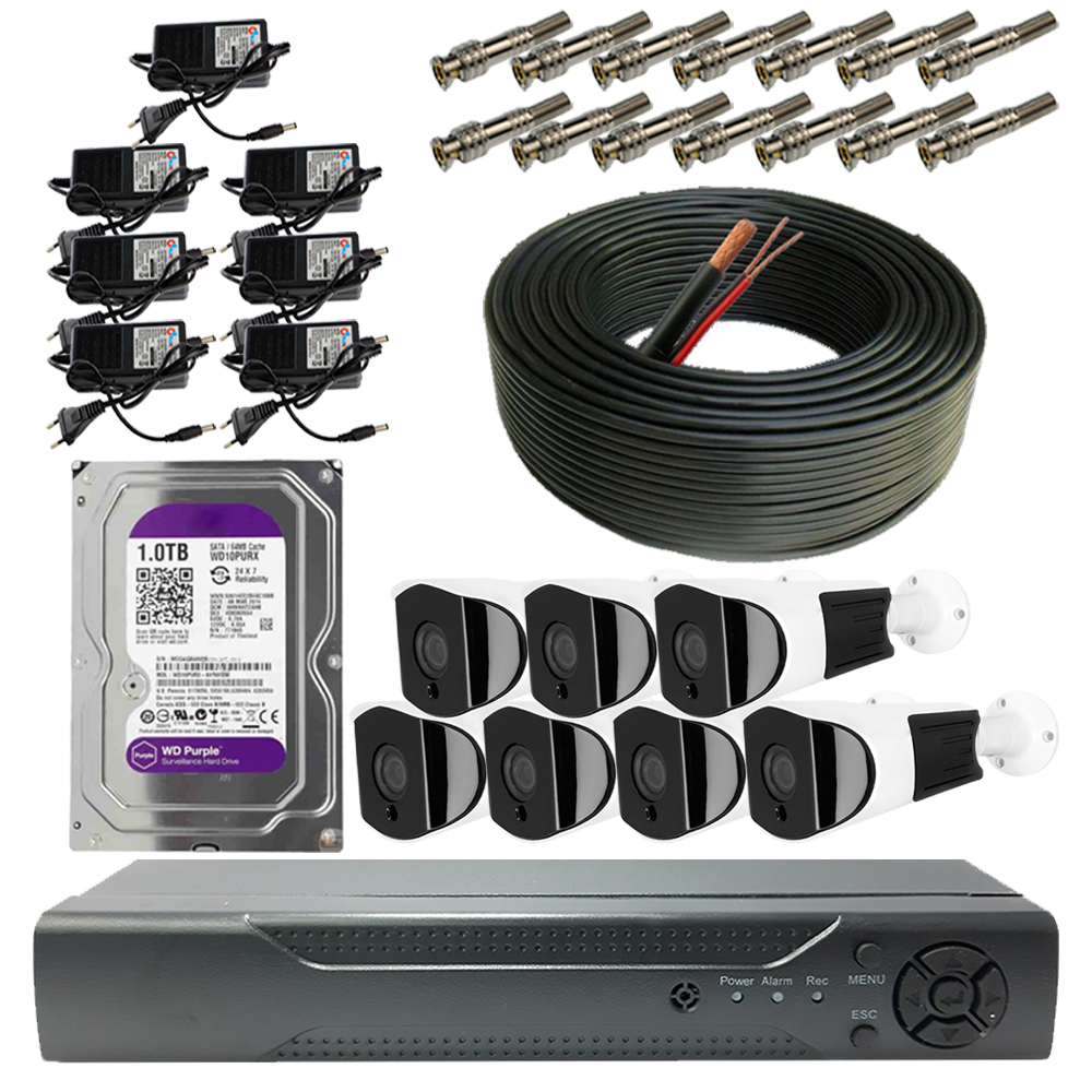 سیستم امنیتی دوربین مداربسته مدل S107