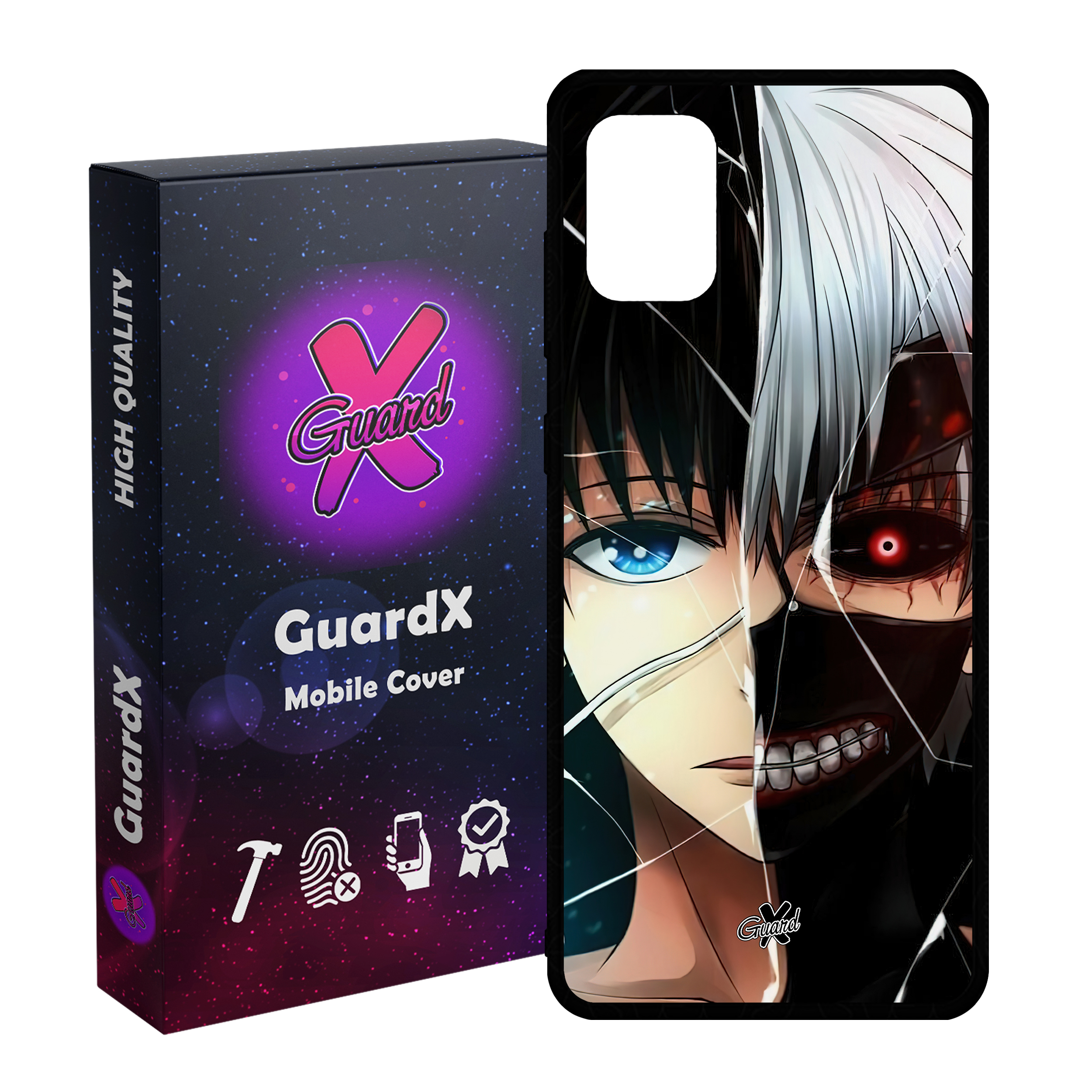 کاور گارد ایکس طرح توکیو غول انیمه مدل Glass10559 مناسب برای گوشی موبایل سامسونگ Galaxy A71 4G