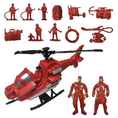 ست اسباب بازی لوازم آتش نشانی کد 035