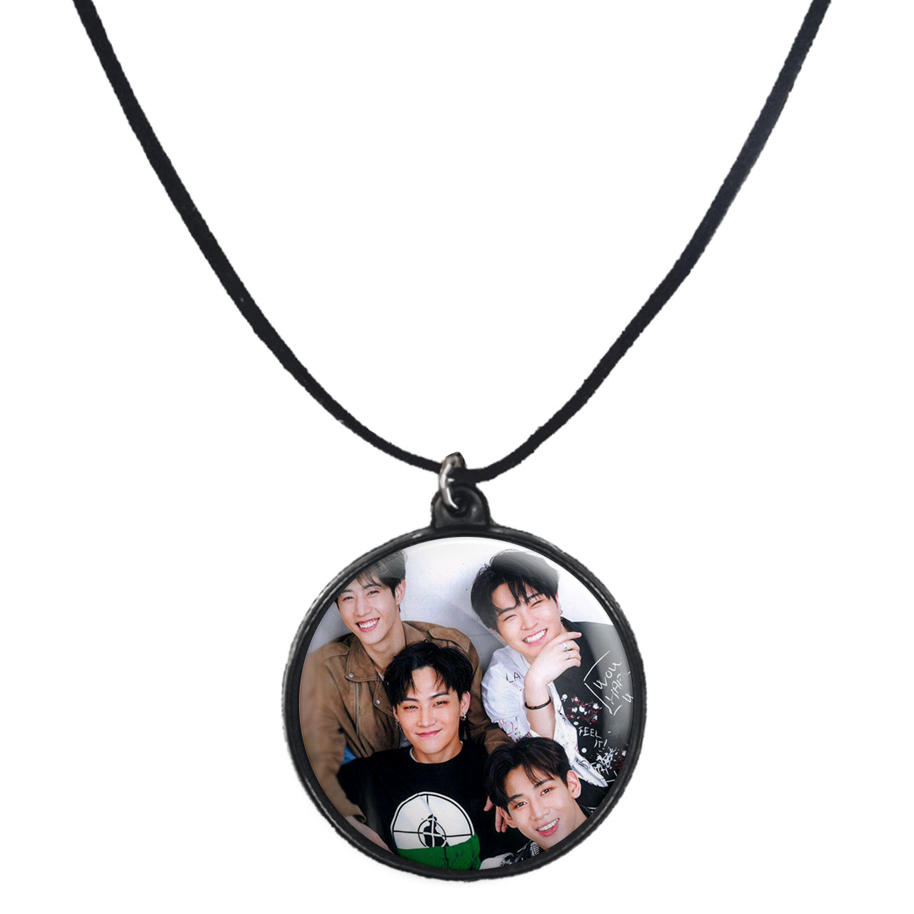 گردنبند پرمانه طرح GOT7 کد pmb.19063 مدل دو طرفه