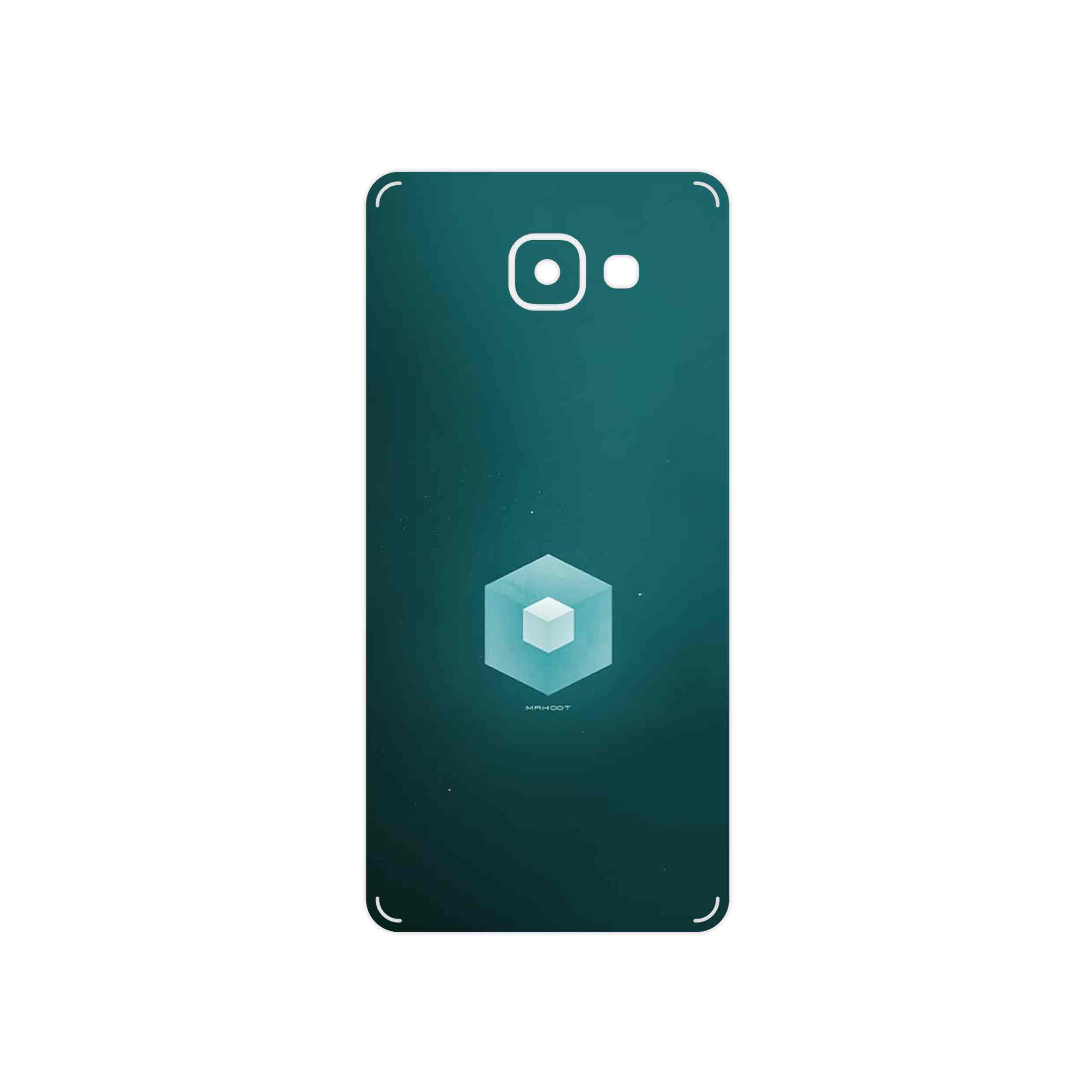 برچسب پوششی ماهوت مدل Minimal Cube icon مناسب برای گوشی موبایل سامسونگ Galaxy A7 2016
