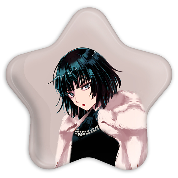 پیکسل خندالو طرح فوبوکی انیمه مرد تک مشتی مدل ستاره ای کد 11400