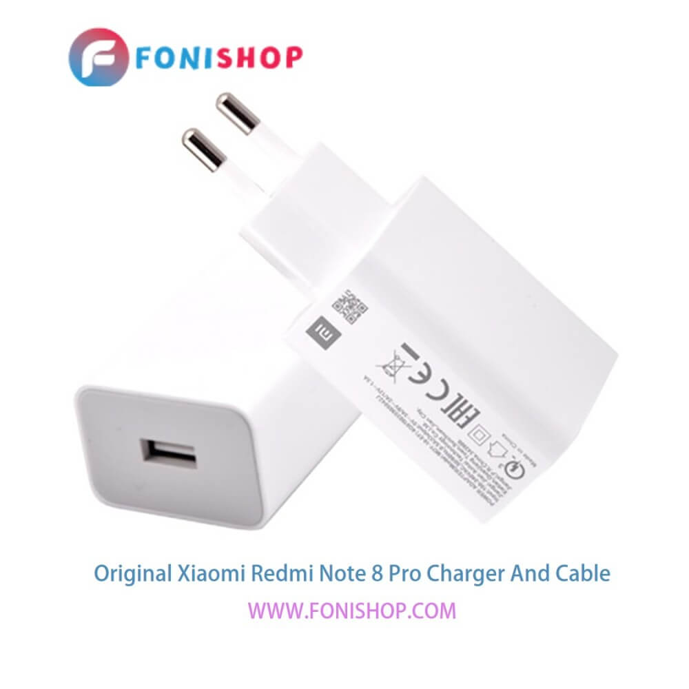 کابل و شارژر فست شارژ اصلی شیائومی Xiaomi Redmi Note 8 Pro