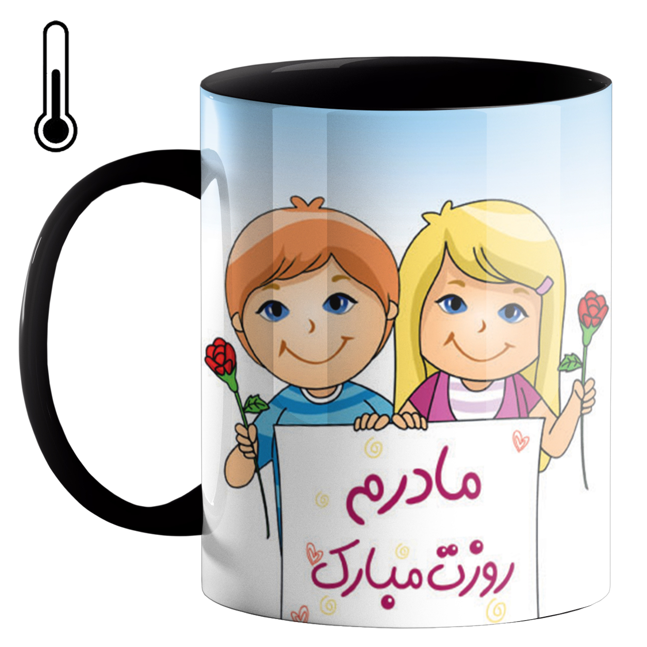 ماگ حرارتی طرح روز مادر کد k80