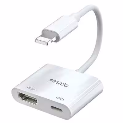 مبدل لایتنینگ به HDMI / لایتنیگ یسیدو مدل HM06