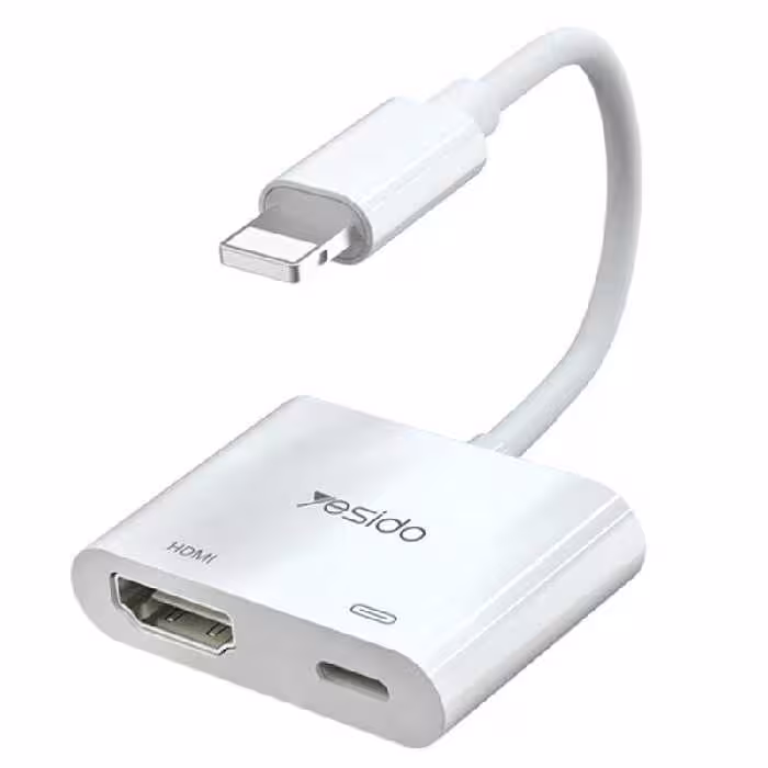 مبدل لایتنینگ به HDMI / لایتنیگ یسیدو مدل HM06