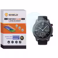 محافظ صفحه نمایش شیشه ای آلتیمیت شیلد مدل SH-UL مناسب برای ساعت هوشمند آمیزفیت GTR 42mm بسته دو عددی