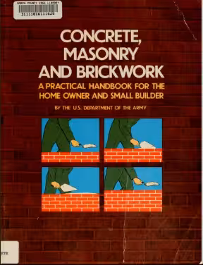 خرید و دانلود نسخه کامل کتاب Concrete, masonry, and brickwork : a practical handbook for the home owner and small builder - Pdf