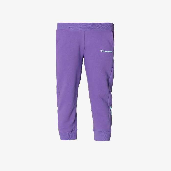 شلوار گرمکن بنفش دخترانه و پسرانه بچگانه خطبه Saponaria شش اورجینال hummel