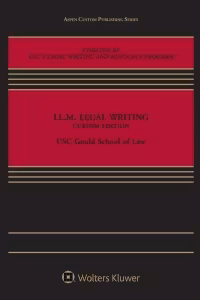 خرید و دانلود نسخه کامل کتاب LL.M. Legal Writing (Custom Edition) - pdf