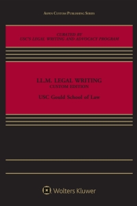 خرید و دانلود نسخه کامل کتاب LL.M. Legal Writing (Custom Edition) - pdf