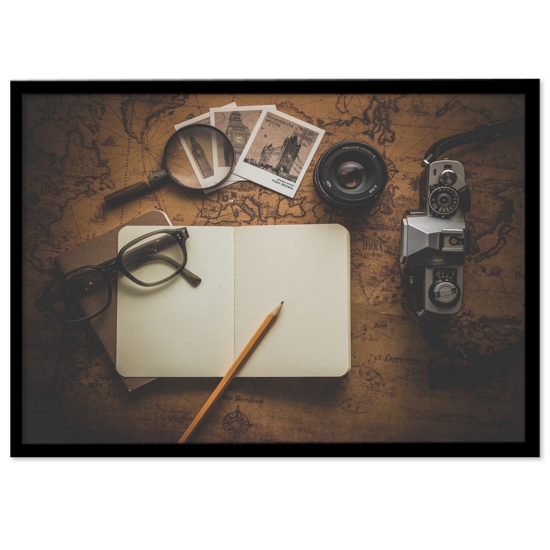 تابلو بکلیت طرح عینک طبی مدل B-14765