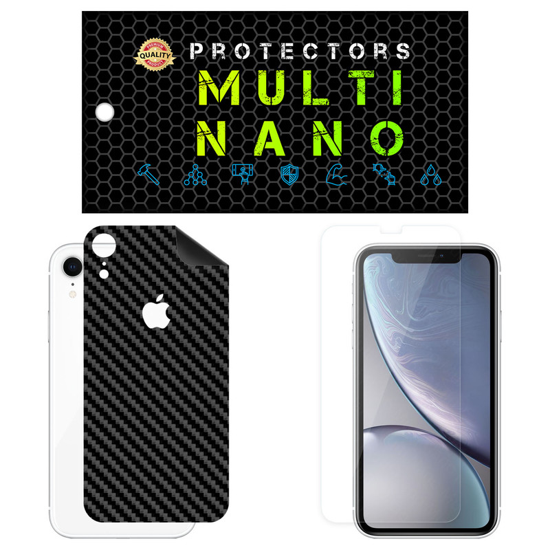 محافظ صفحه نمایش مولتی نانو مدل X-SFC مناسب برای گوشی موبایل اپل iPhone XR به همراه برچسب پوششی | کالا برتری