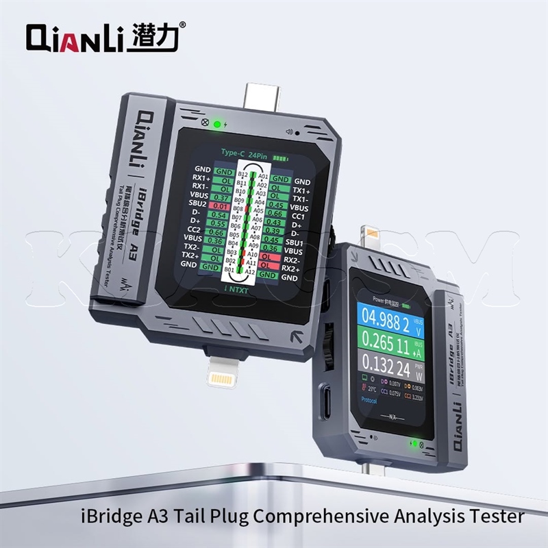 تستر سوکت شارژ اندروید و آیفون QianLi iBridge A3