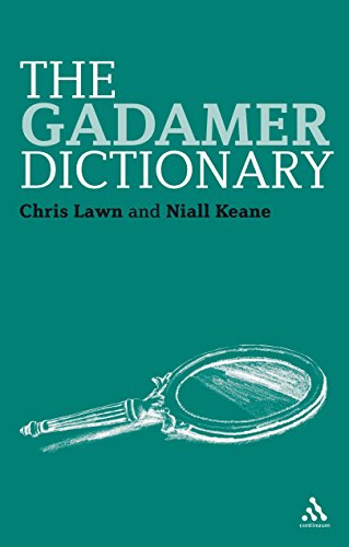 خرید و دانلود نسخه کامل کتاب The Gadamer Dictionary (Continuum Philosophy Dictionaries Book 5) - Pdf