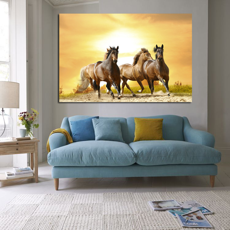 تابلو شاسی طرح اسب مدل 86 | دنیای قاب