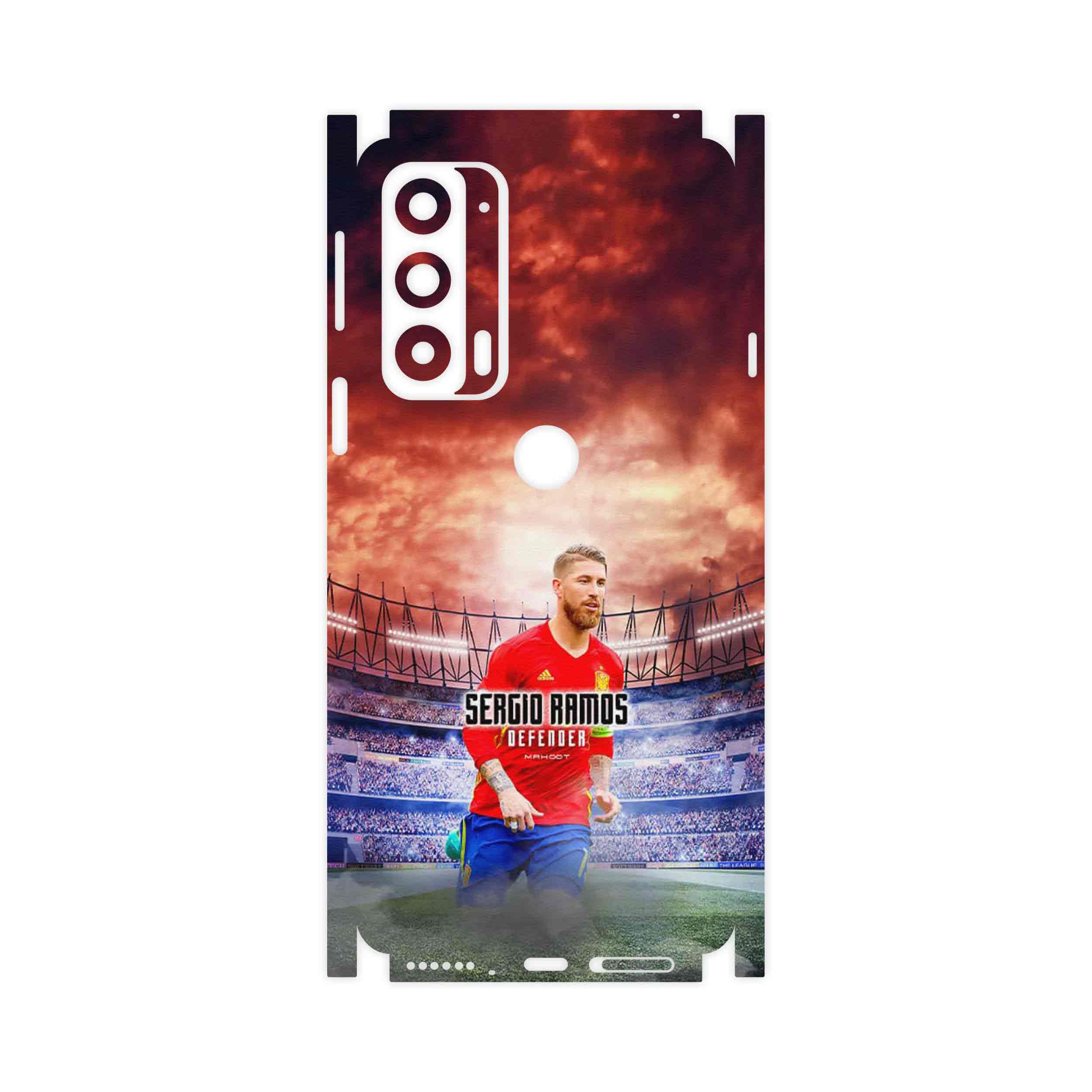 برچسب پوششی ماهوت مدل Sergio Ramos-FullSkin مناسب برای گوشی موبایل موتورولا Edge 20