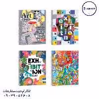 دفتر 50 دو خط مجلد کلاسیک کد 48 عرش