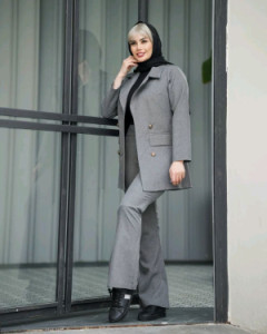 مانتو شلوار زنانه پرشیا مدل سپیده