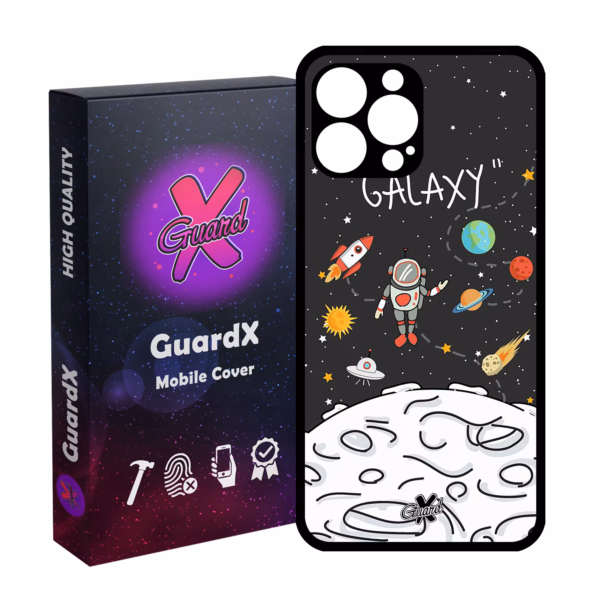 کاور گارد ایکس طرح Galaxy مدل Glass10014 مناسب برای گوشی موبایل اپل iPhone 13 Pro Max