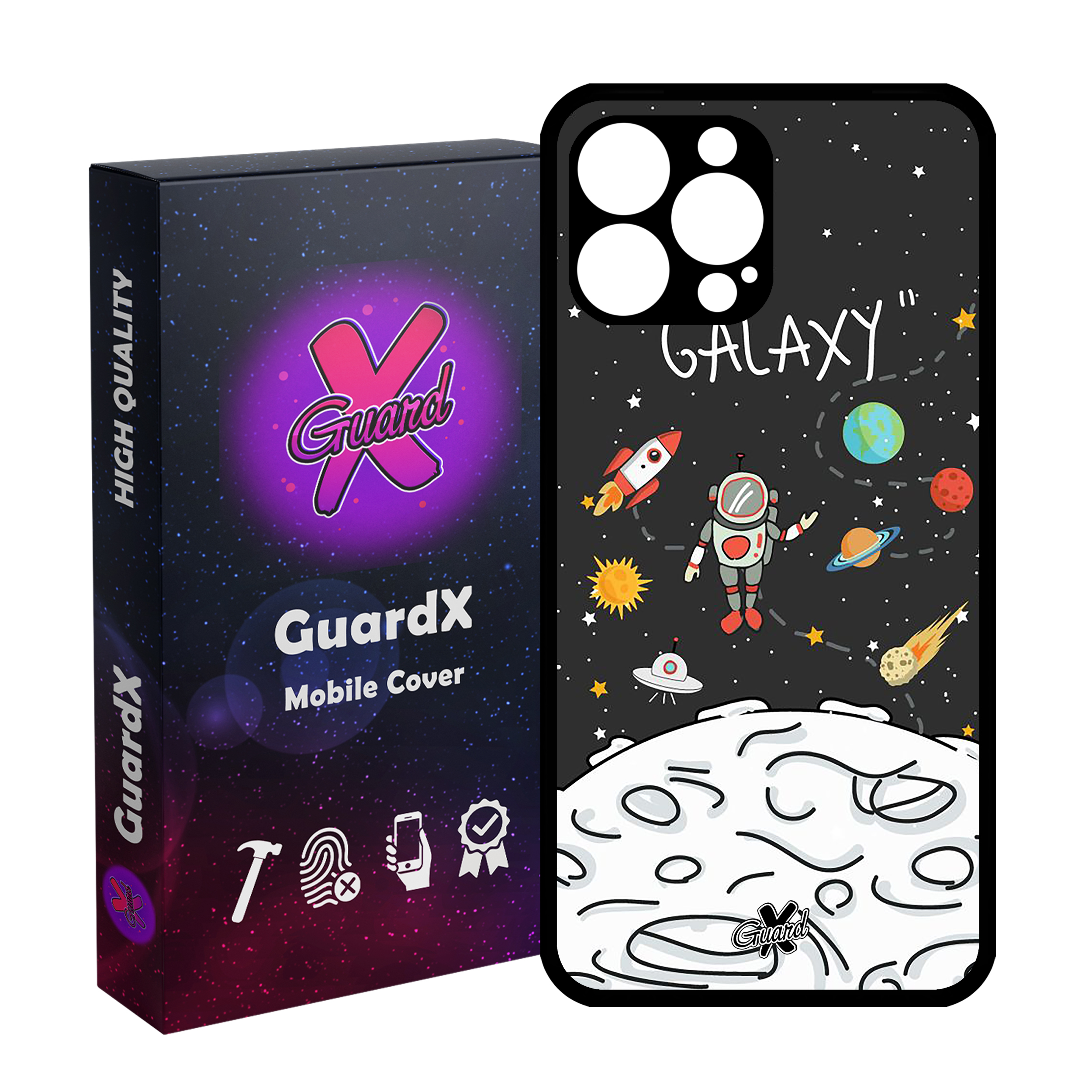 کاور گارد ایکس طرح Galaxy مدل Glass10014 مناسب برای گوشی موبایل اپل iPhone 13 Pro Max